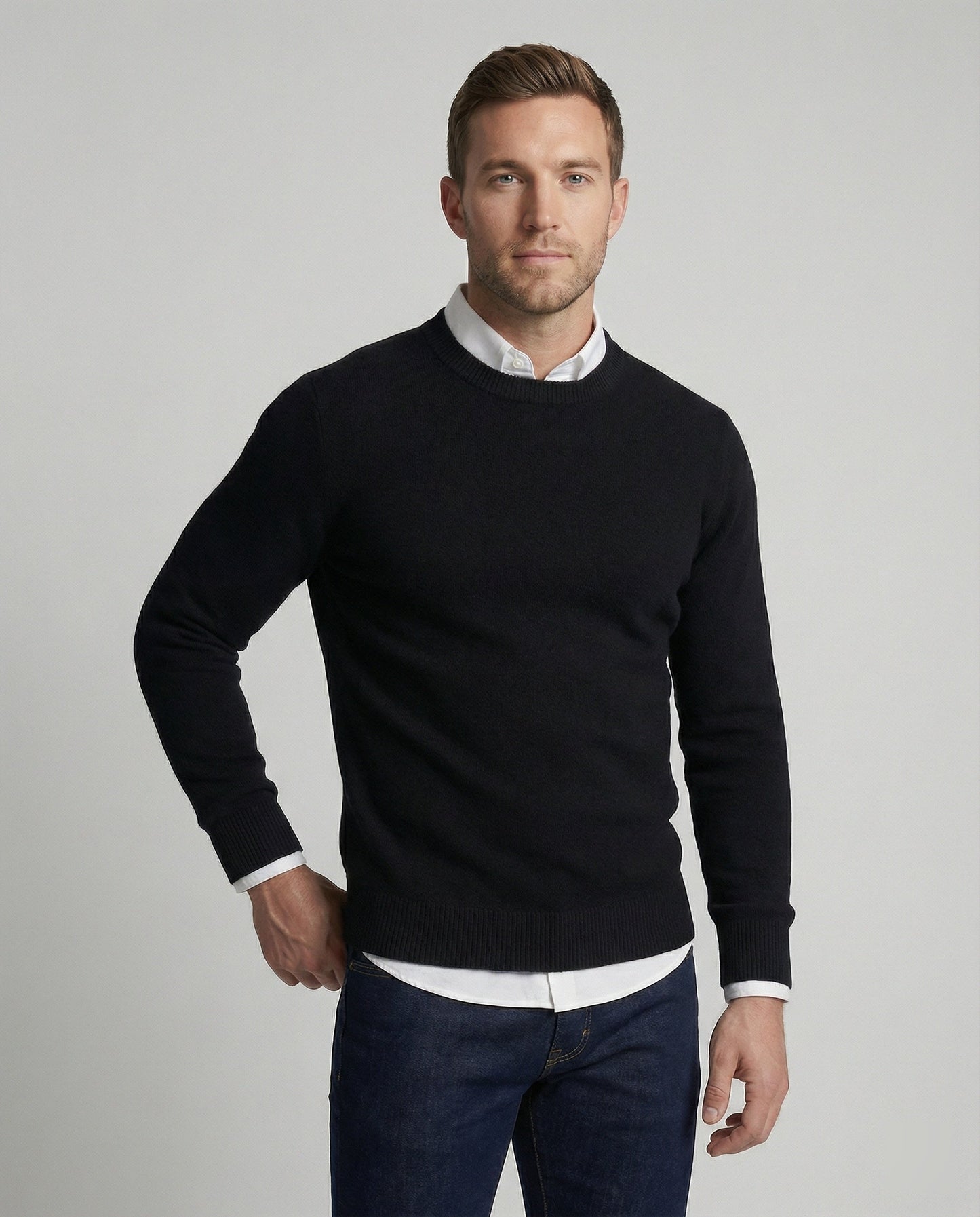 Maglione Uomo in Cashmere Autunnale Morbido - Brentozzi