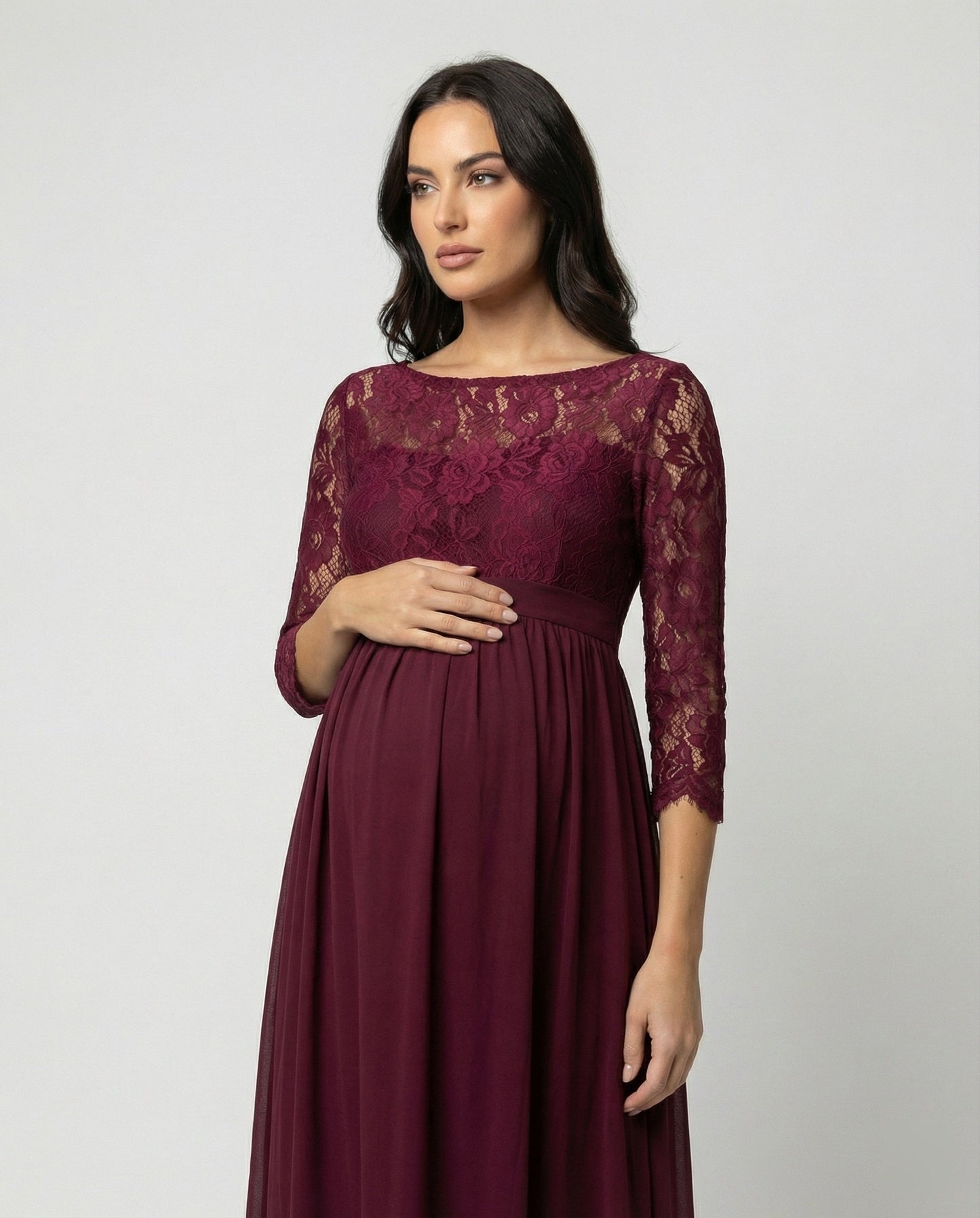 Abito Elegante Premaman Donna Svasato