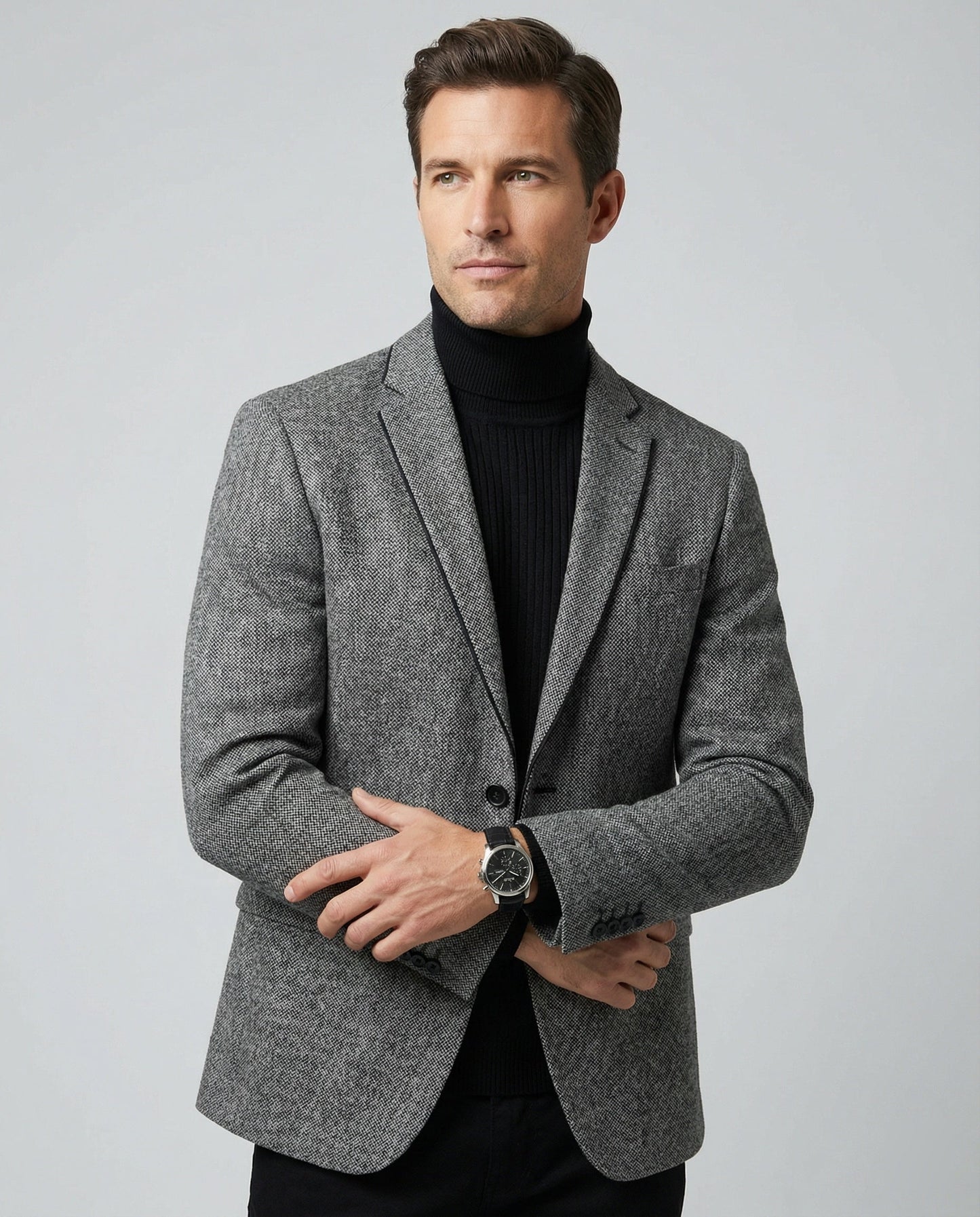 Giacca Uomo Business Glencheck Slim Fit