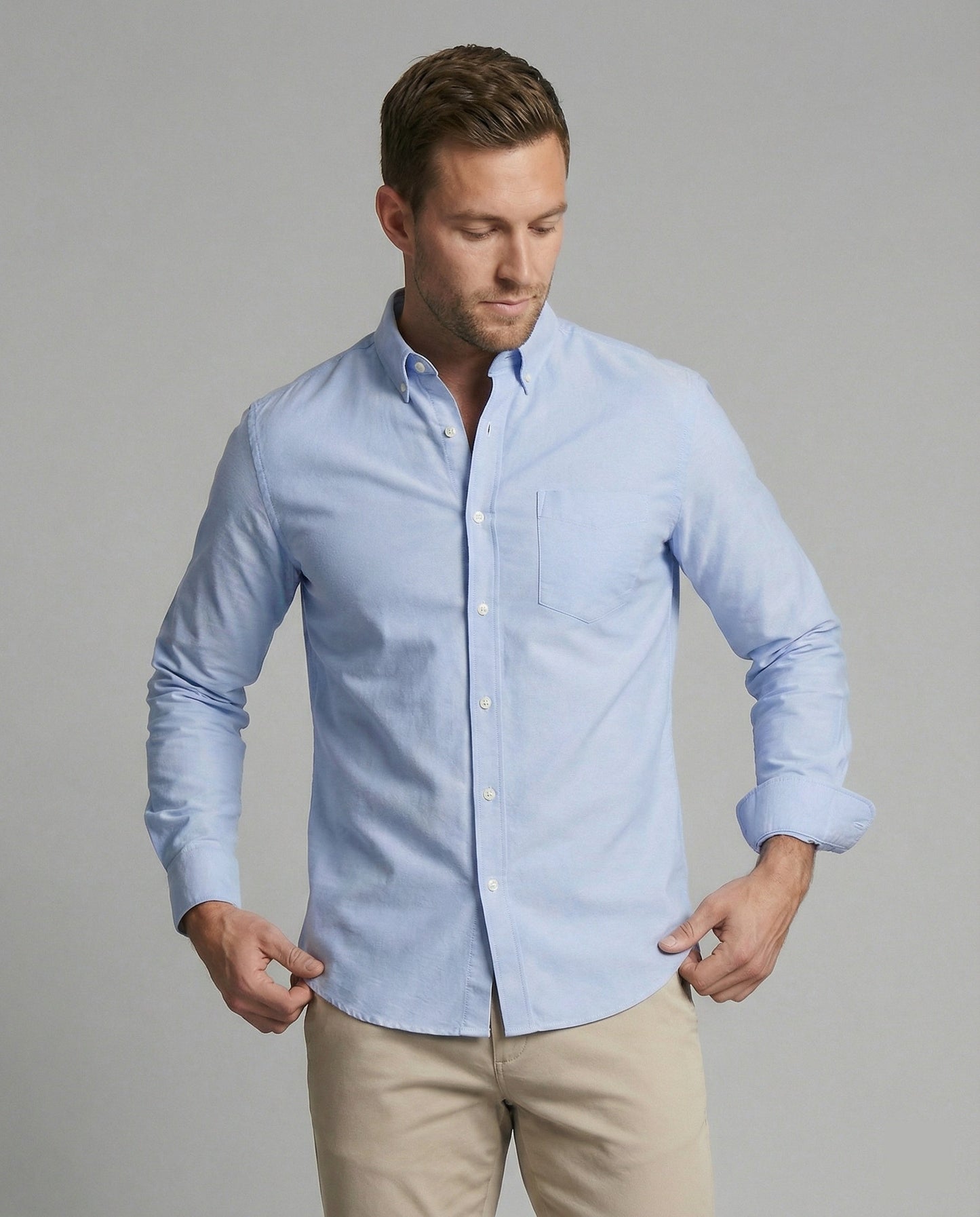 Camicia Oxford Uomo Slim Fit