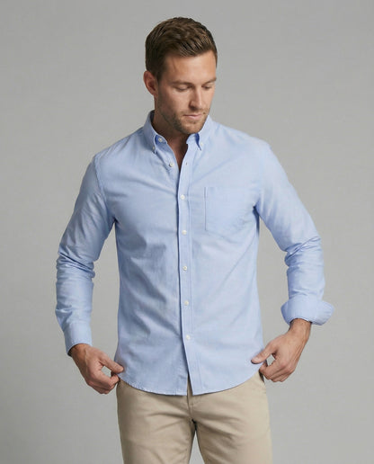 Camicia Oxford Uomo Slim Fit
