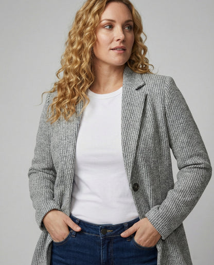 Cardigan Elegante Donna in Maglia Slim Fit