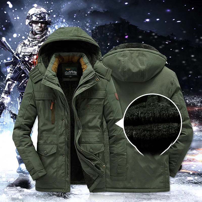 Giacca Invernale Donna Impermeabile in Pile con Cappuccio Pelliccia - Brentozzi