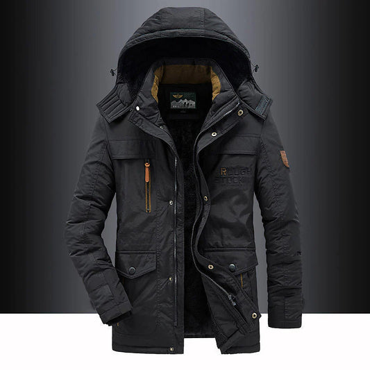 Parka Uomo Invernale Imbottito Lunghezza Lunga - Brentozzi