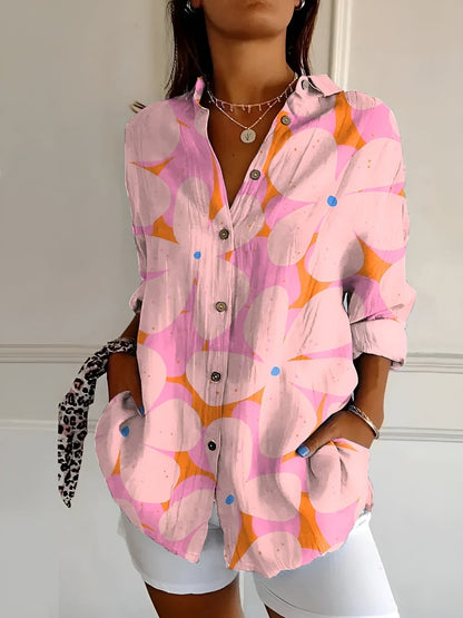 Camicia Donna Manica Lunga con Bottoni Frontali - Brentozzi