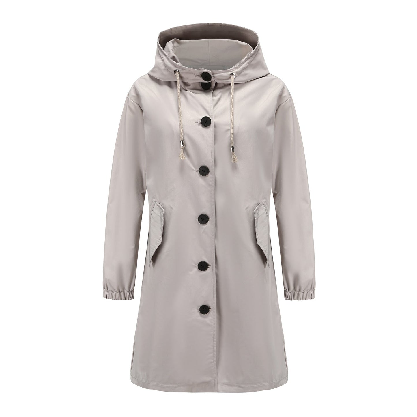 Giacca Antipioggia Donna con Cappuccio Impermeabile - Brentozzi