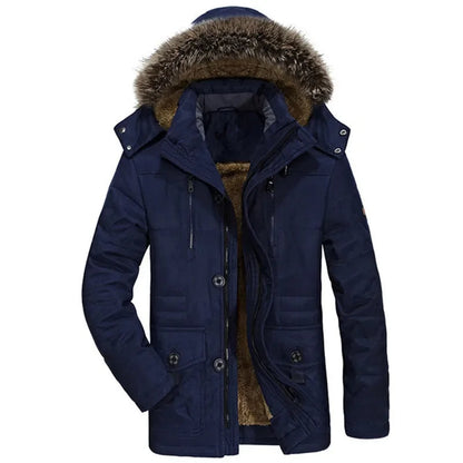 Felpa con Cappuccio Uomo in Cotone Stile Giacca Invernale