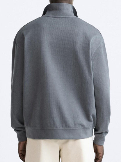 Maglione Uomo Collo Alto Stile Casual Elegante