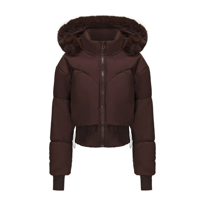 Piumino Donna Invernale con Cappuccio Rimovibile - Vesarelli