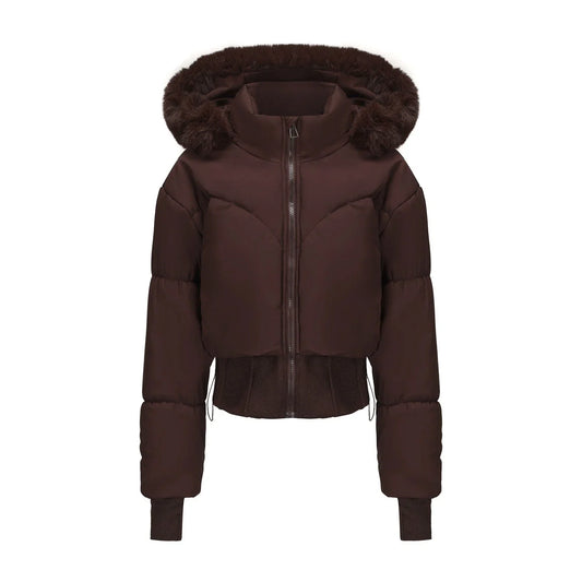 Piumino Donna Invernale con Cappuccio Rimovibile - Vesarelli