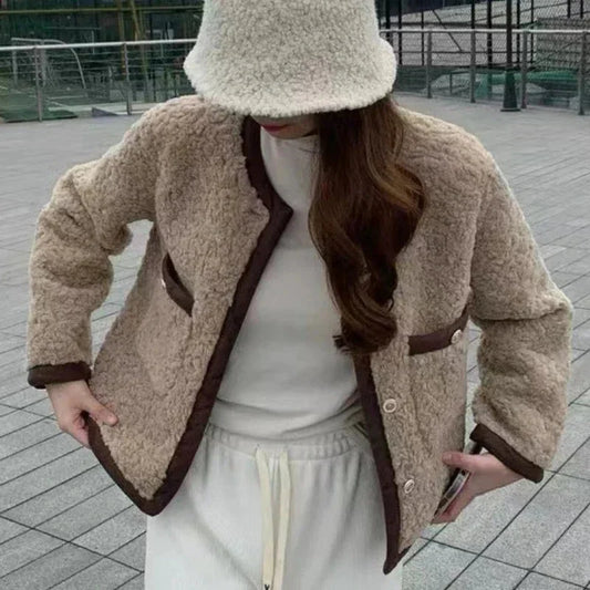 Vestito Corto Donna in Tessuto Peluche Morbido - Vesarelli