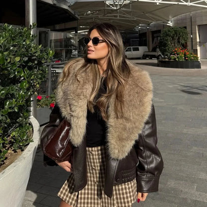 Abito Vintage Donna Collo Doppio con Tasche - Vesarelli