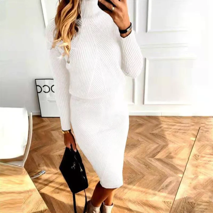 Abito Maglione Donna in Maglia Morbida Vestibilità Comoda