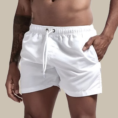 Costume da Bagno Uomo con Coulisse e Tasche Laterali Estivo