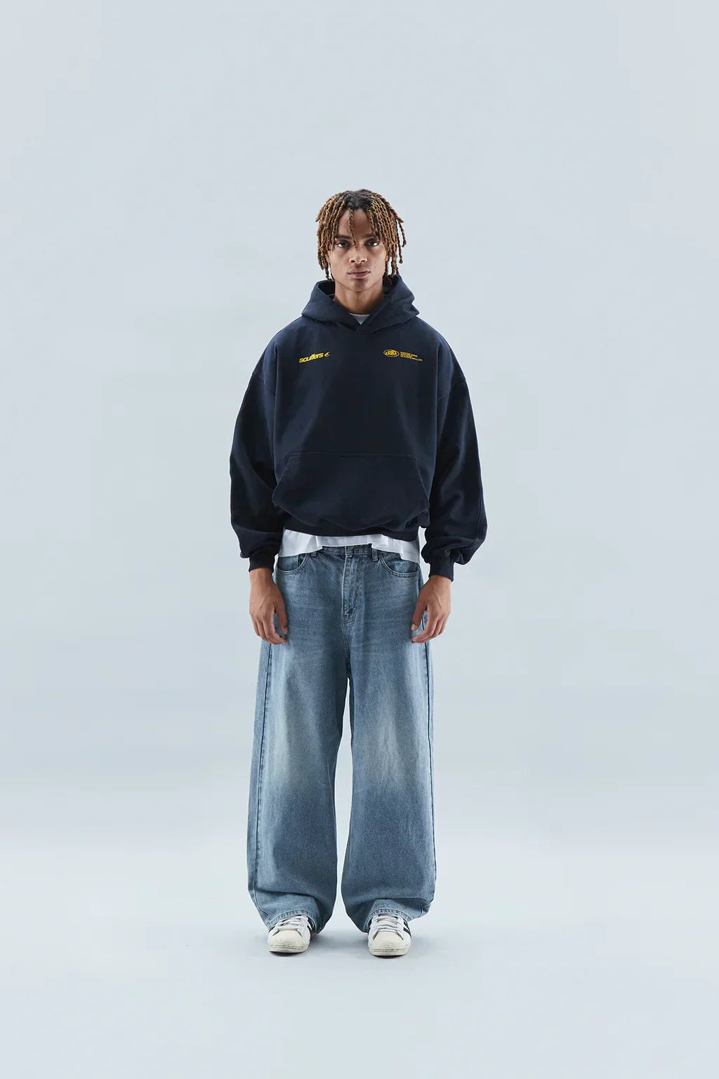 Felpa Oversize Donna con Stampa Casual