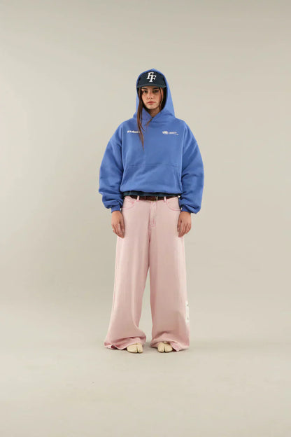 Felpa Oversize Donna con Stampa Casual