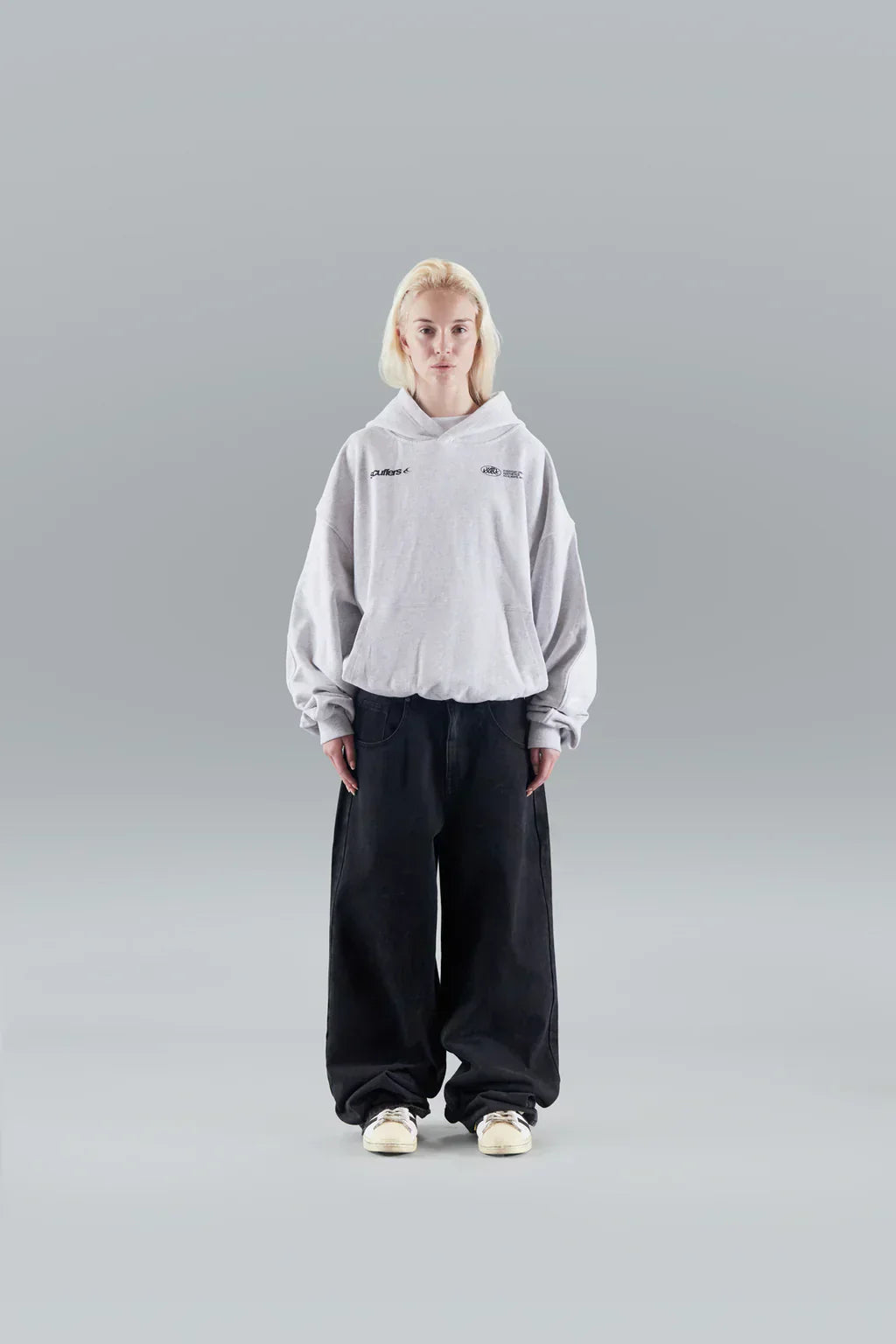 Felpa Oversize Donna con Stampa Casual