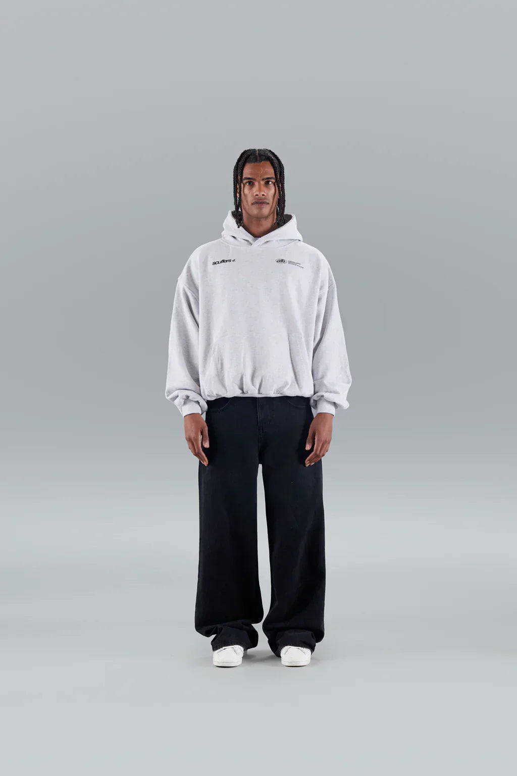 Felpa Oversize Donna con Stampa Casual