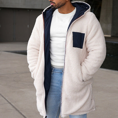 Parka Uomo Imbottito Caldo Cappuccio Regolabile