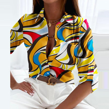 Camicia Donna Tessuto Leggero Colletto Classico