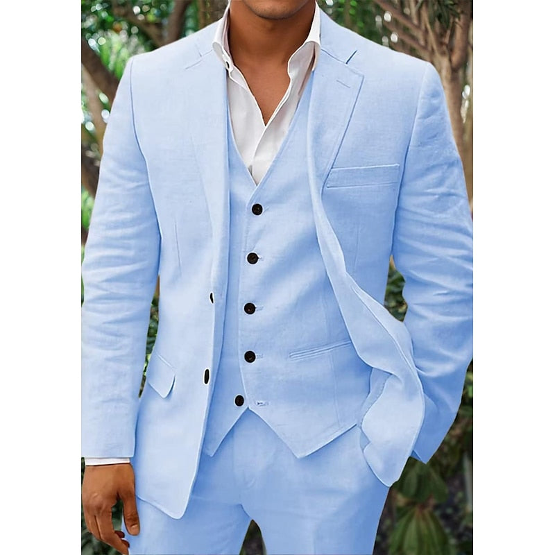 Completo Uomo Tre Pezzi Blazer Gilet e Pantaloni - Brentozzi