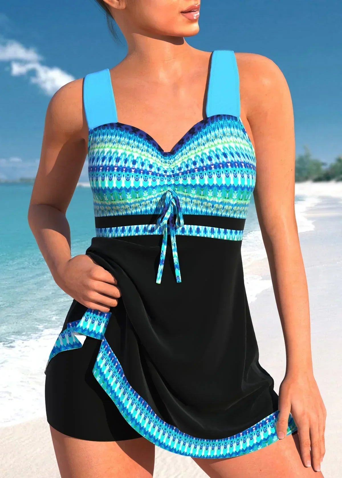 Costume Donna Tankini Estivo Intero