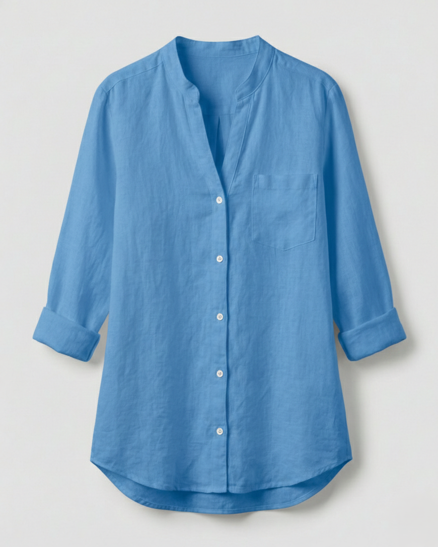 Camicia Donna Cotone Vestibilità Larga