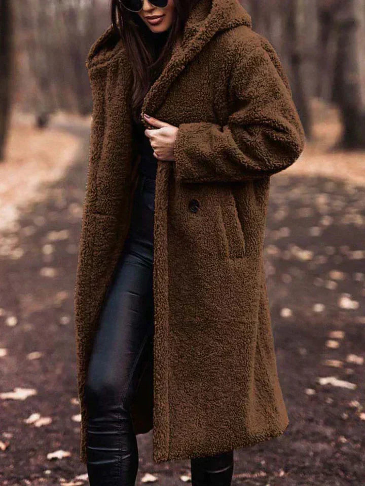 Giacca Donna in Sherpa Calda e Confortevole Invernale