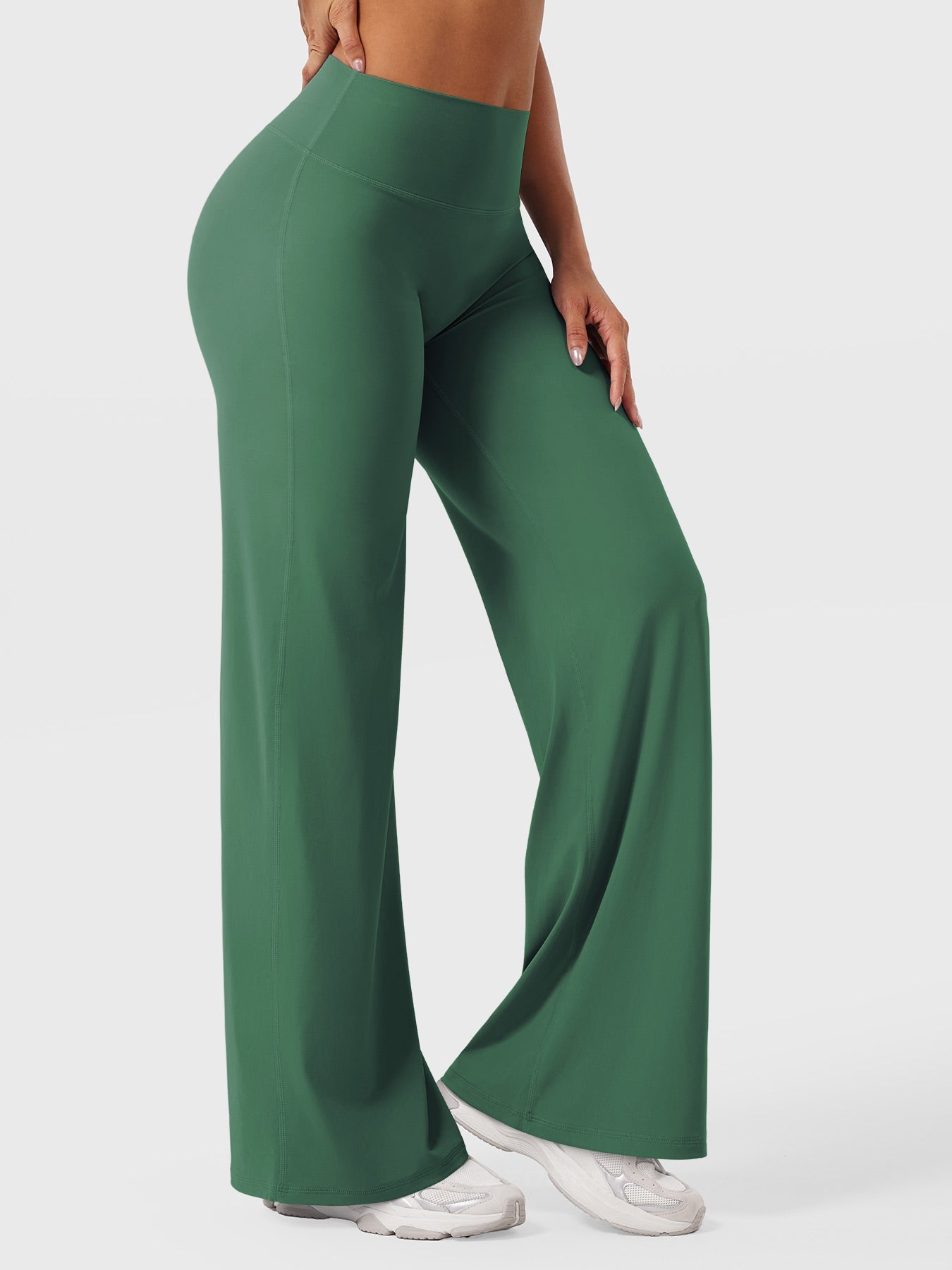 Pantaloni Donna Estivi Vita Alta Taglio Largo