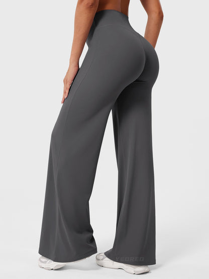 Pantaloni Donna Estivi Vita Alta Taglio Largo