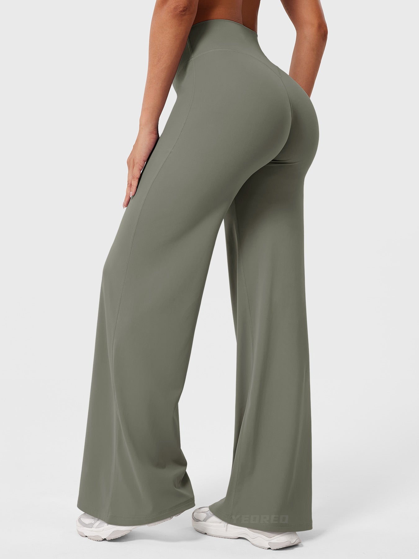 Pantaloni Donna Estivi Vita Alta Taglio Largo