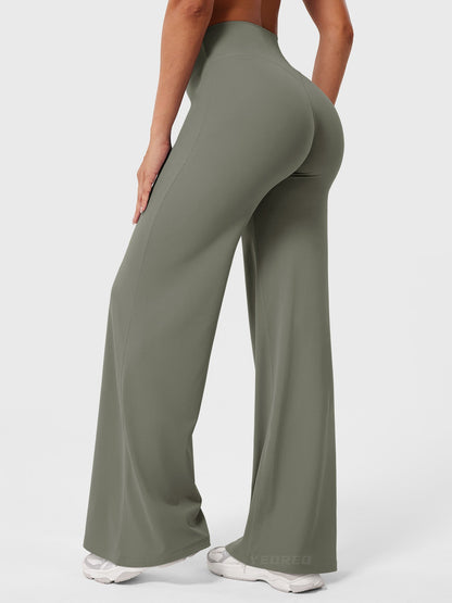 Pantaloni Donna Estivi Vita Alta Taglio Largo