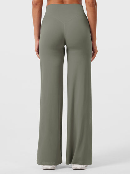 Pantaloni Donna Estivi Vita Alta Taglio Largo
