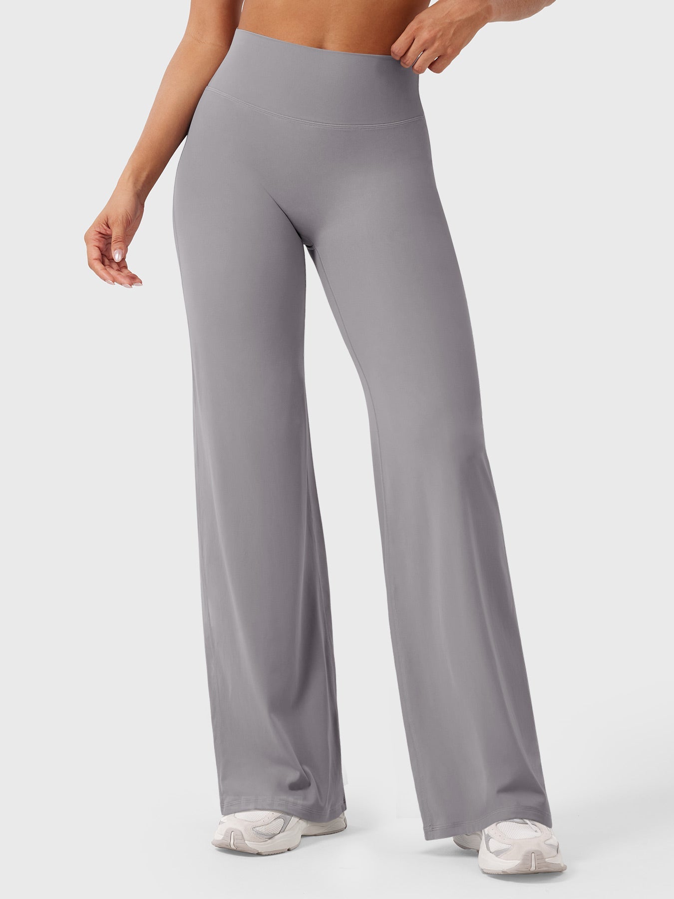 Pantaloni Donna Estivi Vita Alta Taglio Largo