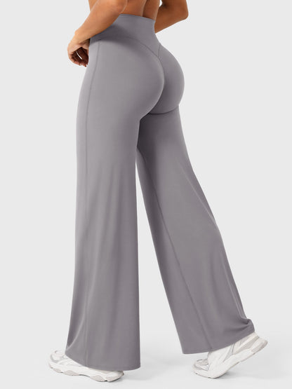 Pantaloni Donna Estivi Vita Alta Taglio Largo