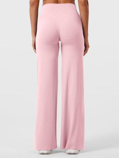 Pantaloni Donna Estivi Vita Alta Taglio Largo