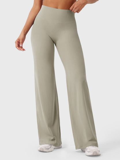 Pantaloni Donna Estivi Vita Alta Taglio Largo