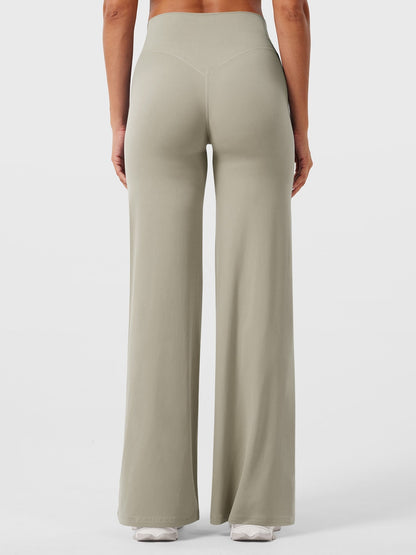 Pantaloni Donna Estivi Vita Alta Taglio Largo