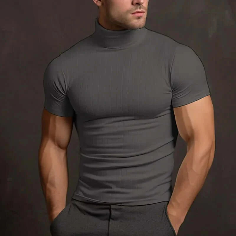 T-shirt Uomo con Collo Girocollo Vestibilità Comoda