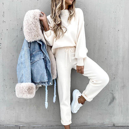 Set Loungewear Donna Maglia Morbida Comoda