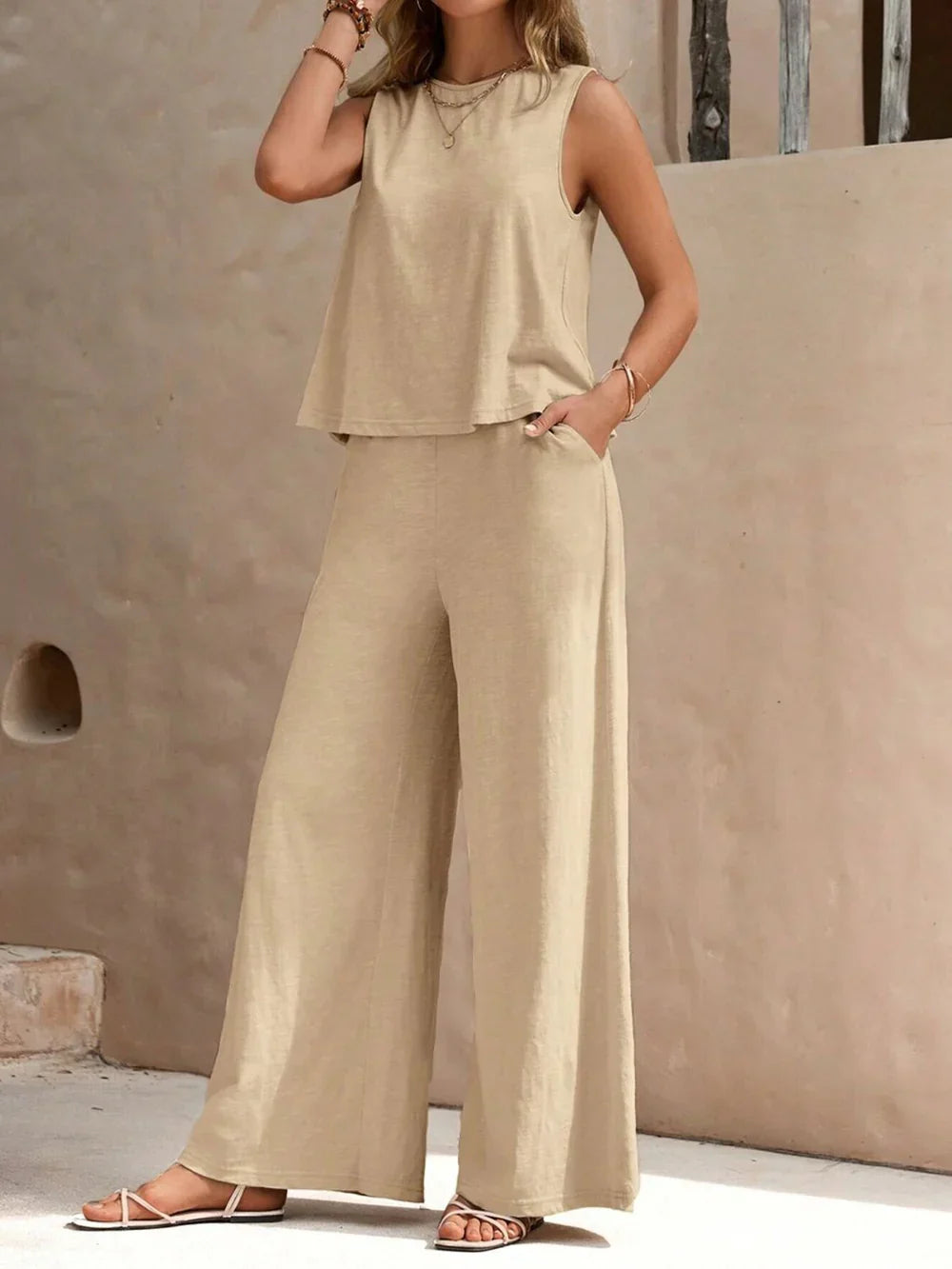 Completo Donna Due Pezzi e Pantaloni Comodi